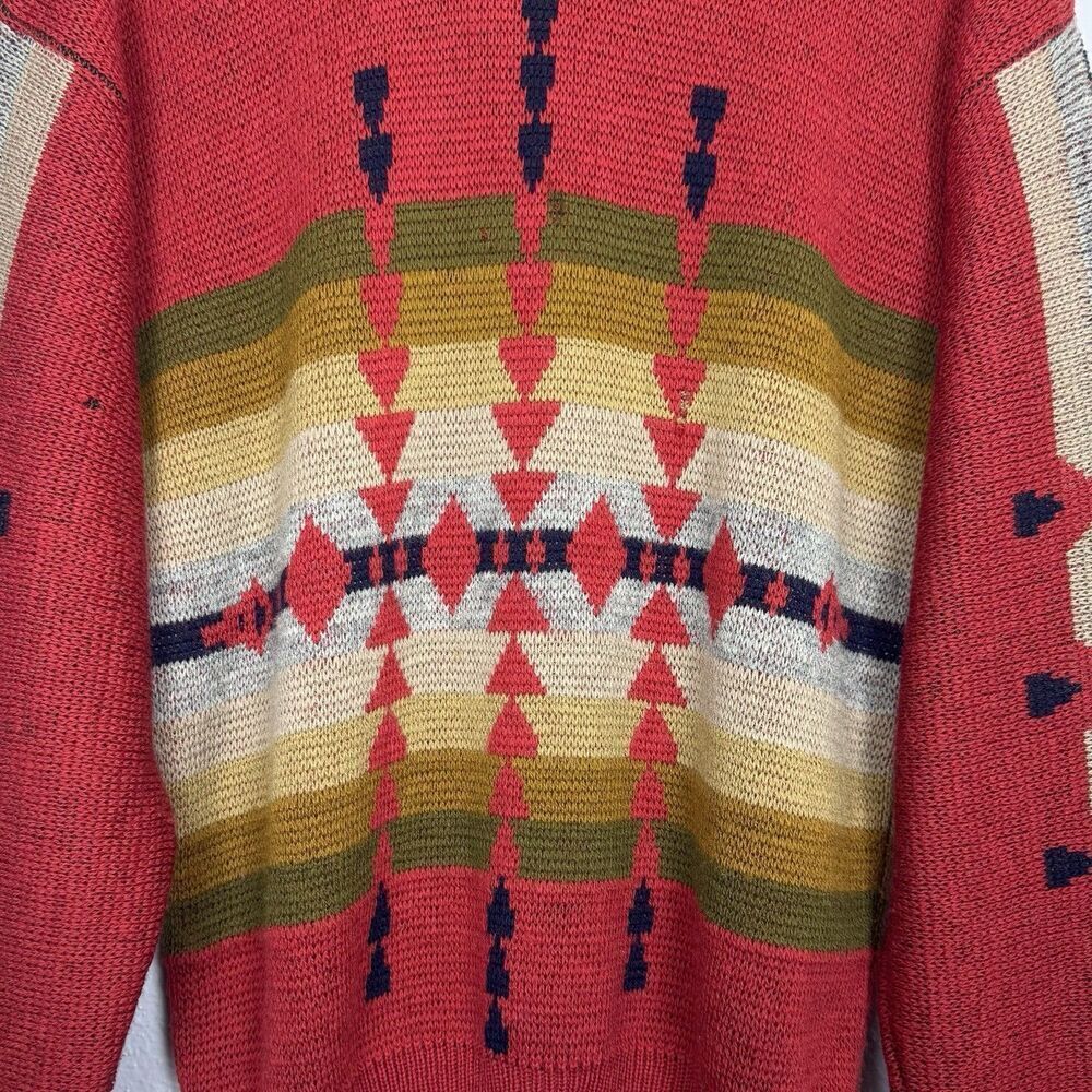 Vintage Pendleton High Grade Western Wear Sweater Size S Chief Joseph Aztec 70s - Picture 3 of 12